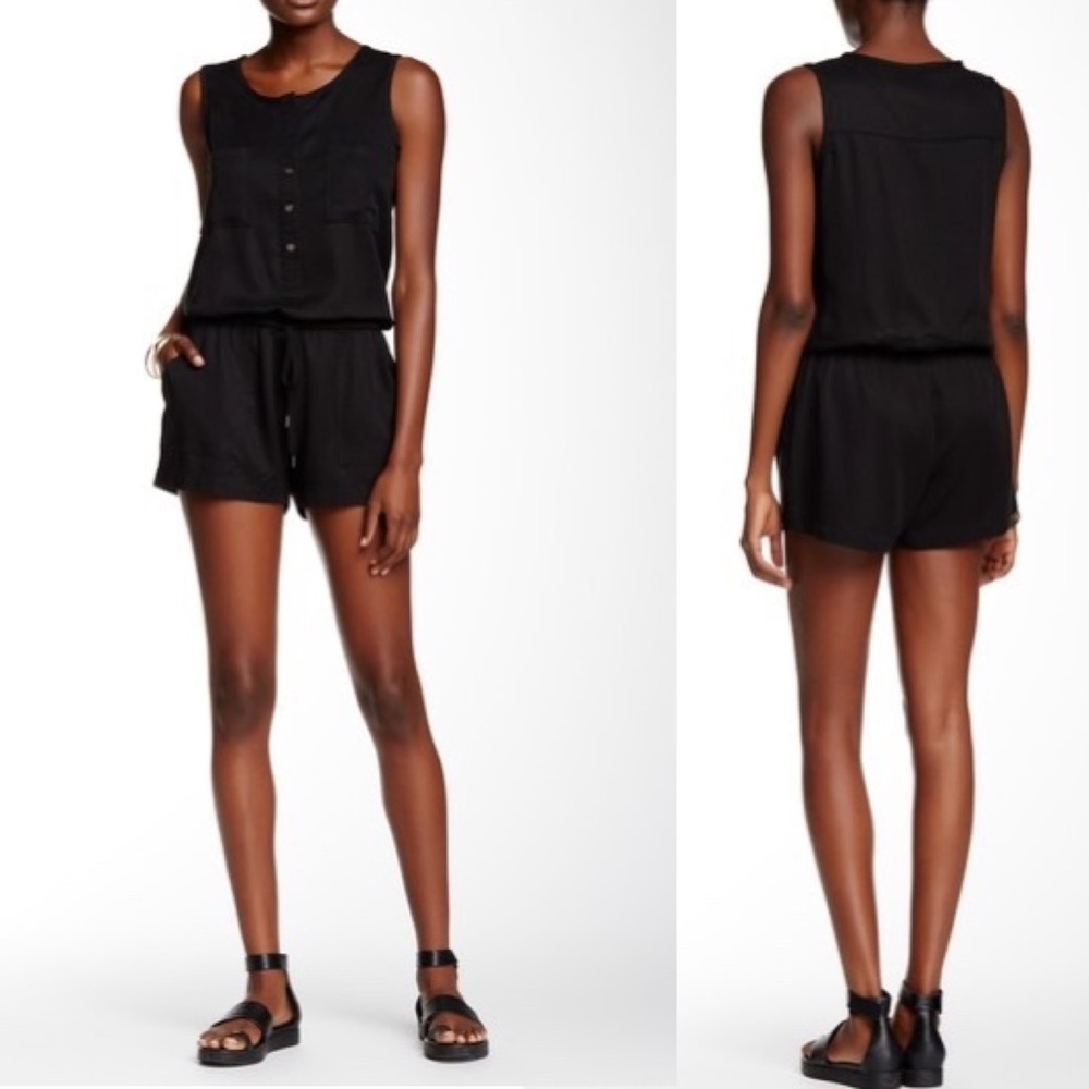 [Lovestitch] Sleeveless Drawstring Romper